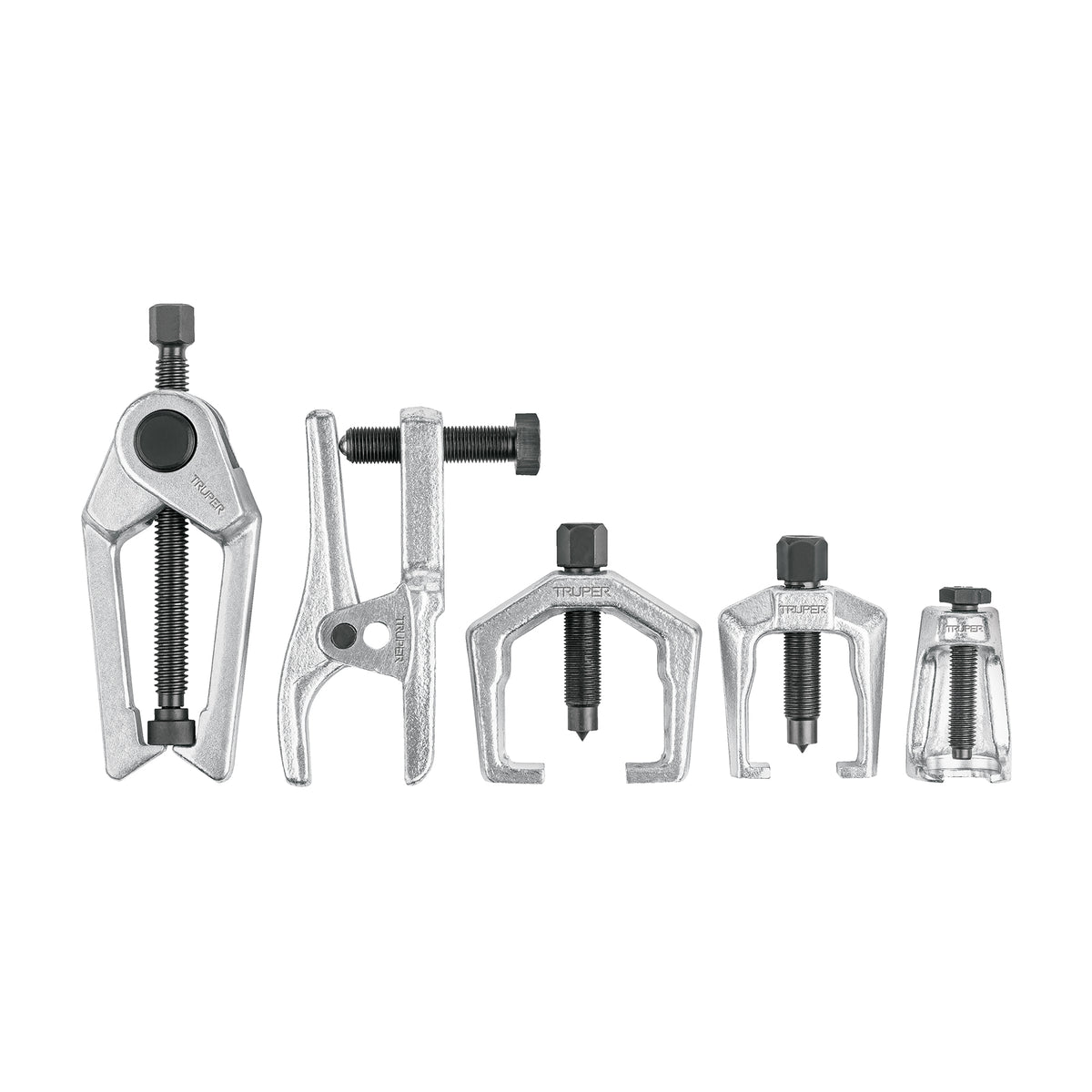 Juego de extractores para rótulas, 5 piezas, TRUPER