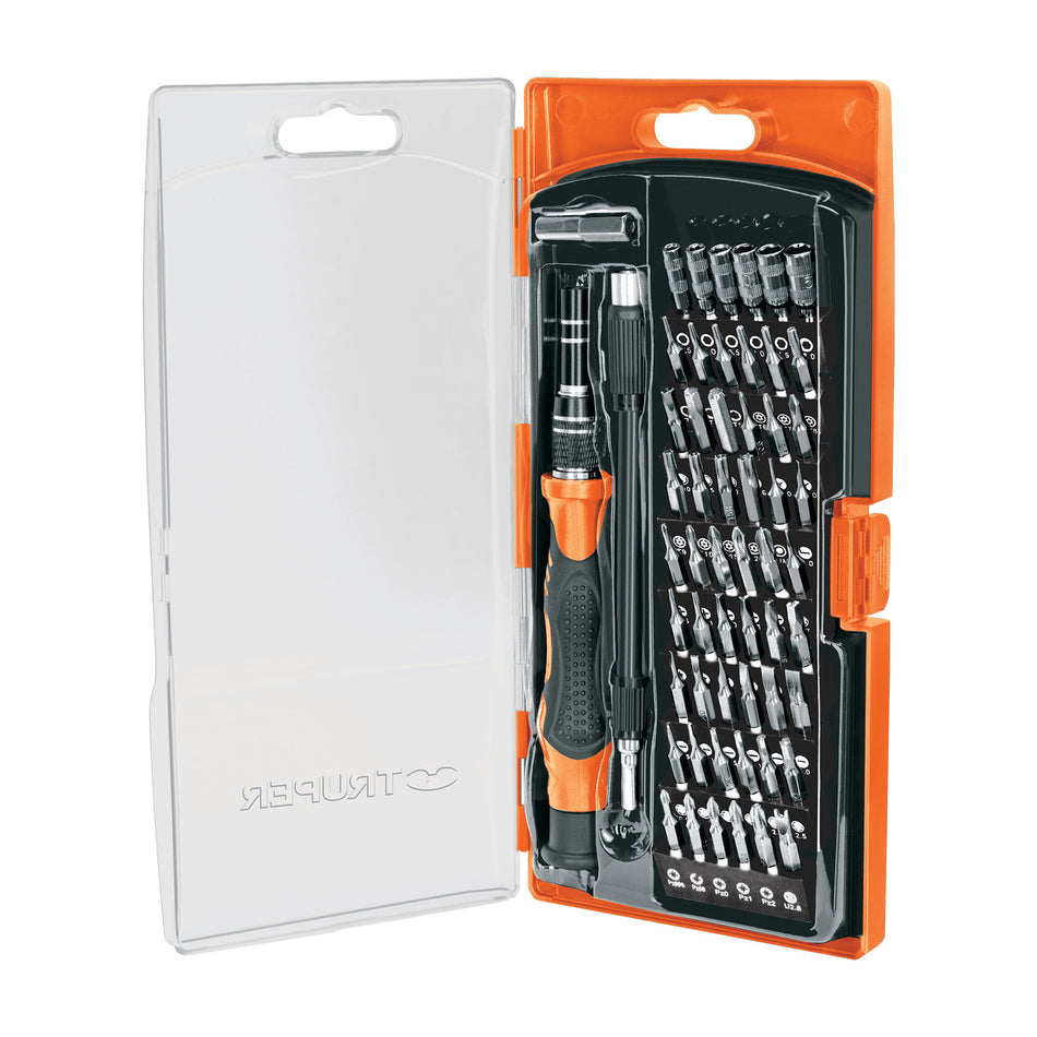 Desarmador de precision con 57 puntas intercambiables