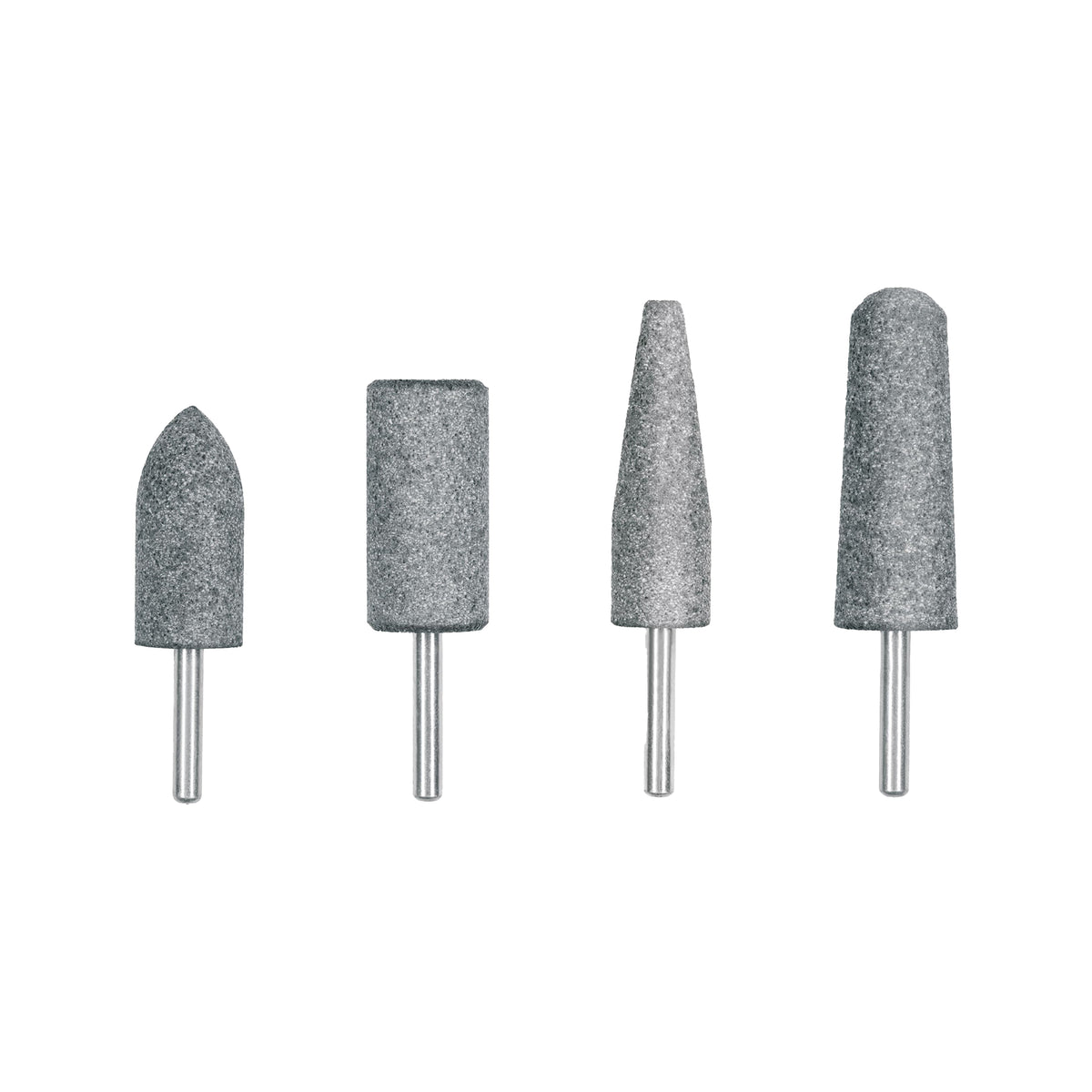 Juego de 4 piedras montadas zanco 1/4" acero inoxidable
