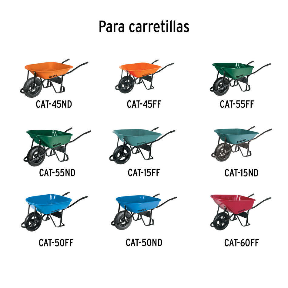 2 tirantes calibre 15 para carretillas TRUPER y EXPERT