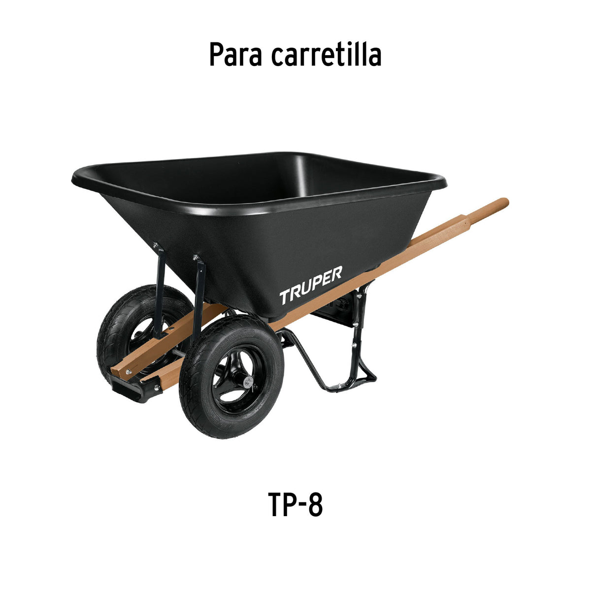 Tornillería con chumaceras para carretilla TP-8, TRUPER