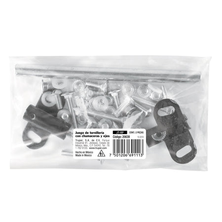 Carretilla concha plástica 5 ft3 Neumática b/tubular, Pretul