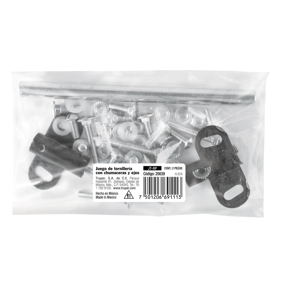 Carretilla concha plástica 5 ft3 Neumática b/tubular, Pretul