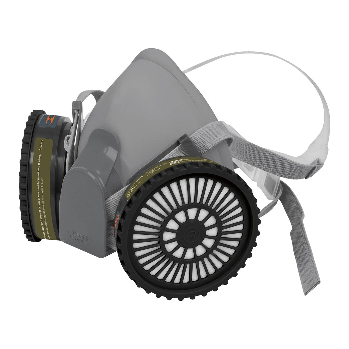 Kit respirador profesional con cartuchos multigas Truper
