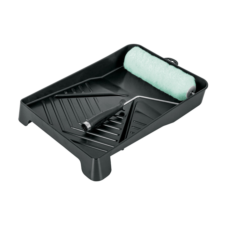 Kit de rodillo para pintar 9" (maneral charola y felpa)