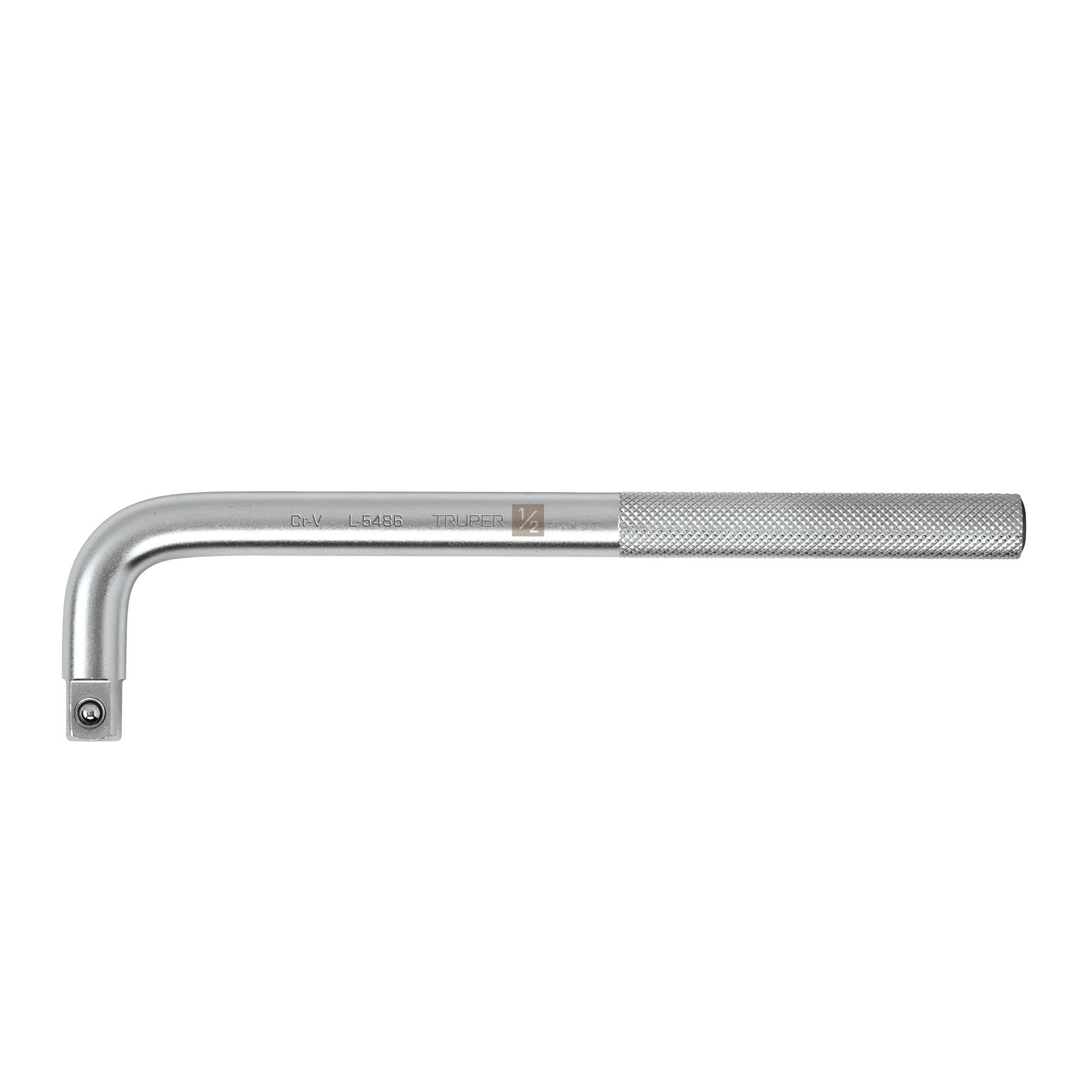 Mango cuadro 1/2' en 'L', largo 9', Truper 1/2', 9'