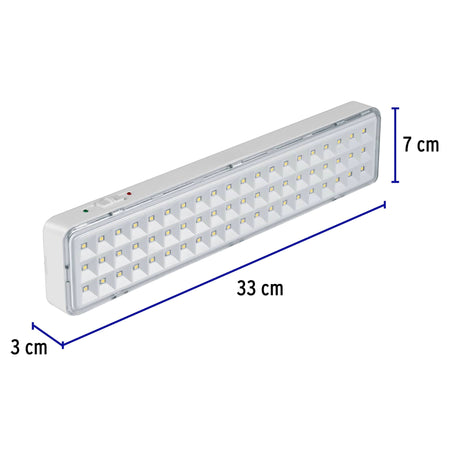 Lampara de emergencia de recargable Volteck 300 lm