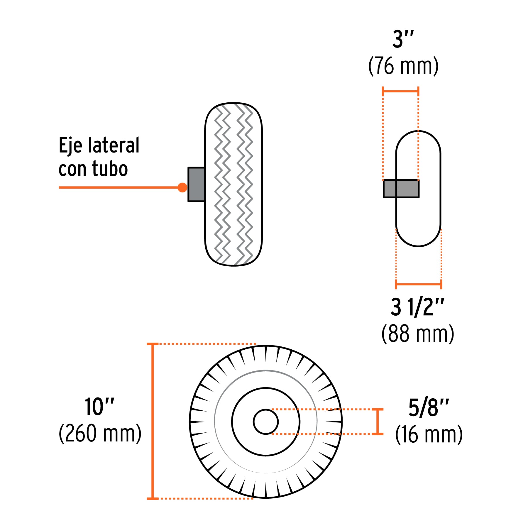 Hidrolavadora con motor a gasolina 2800 PSI TRUPER