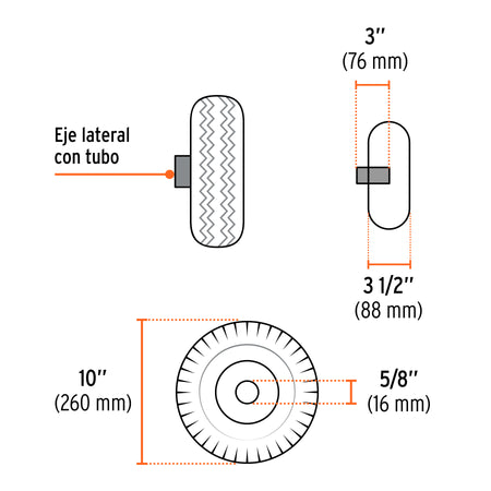 Hidrolavadora con motor a gasolina 2800 PSI TRUPER
