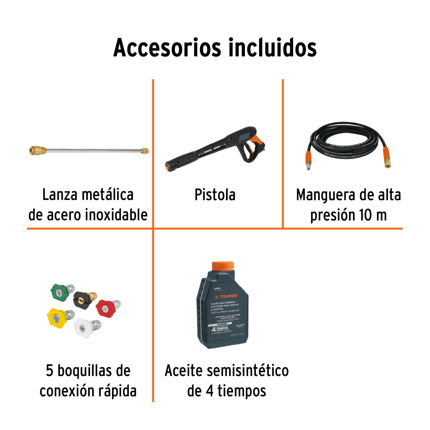 Hidrolavadora con motor a gasolina 4000 PSI Truper