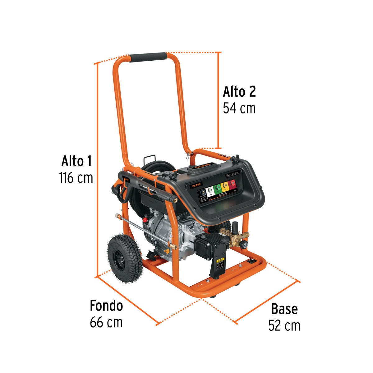 Hidrolavadora con motor a gasolina 4000 PSI Truper