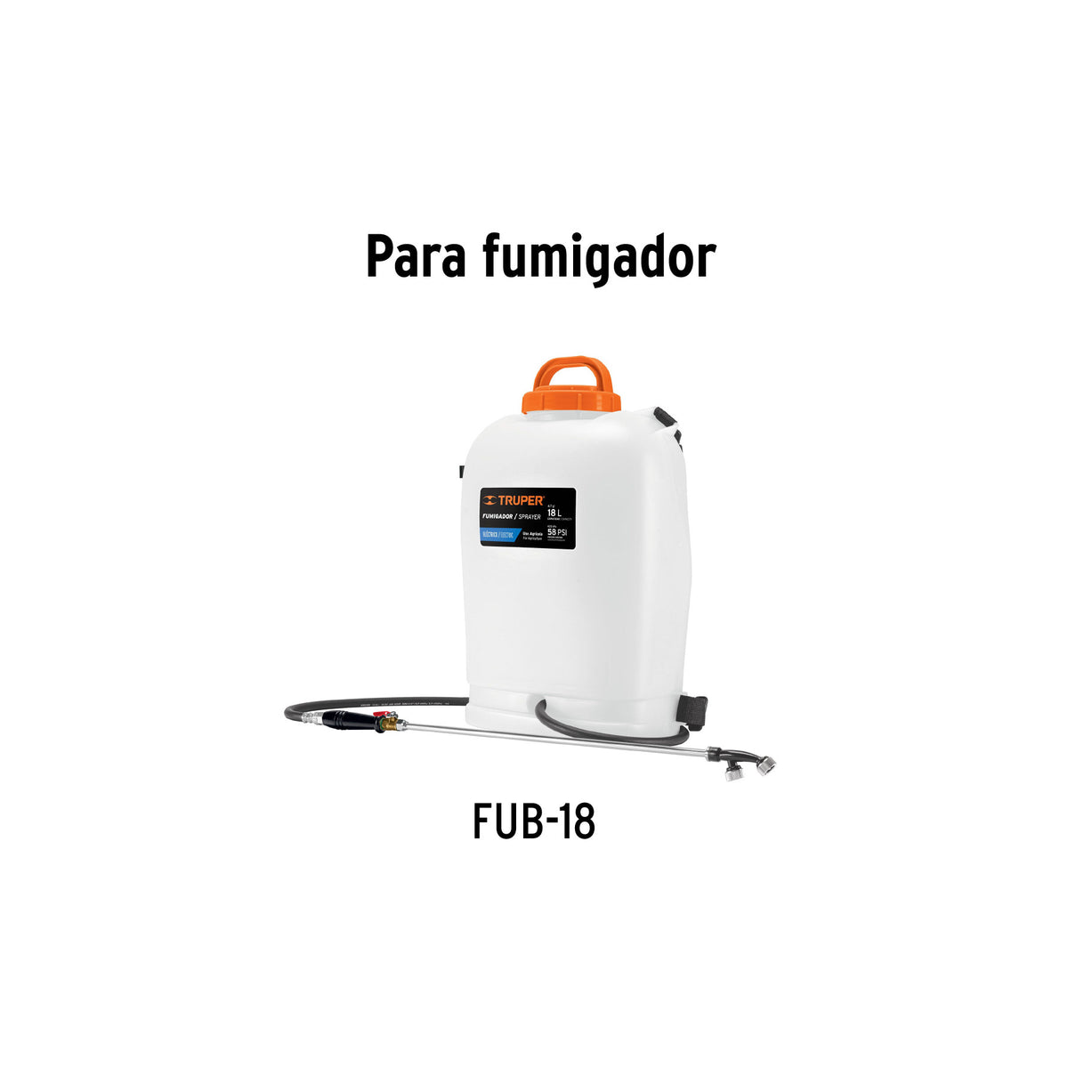 Lanza para fumigador a batería FUB-18, Truper