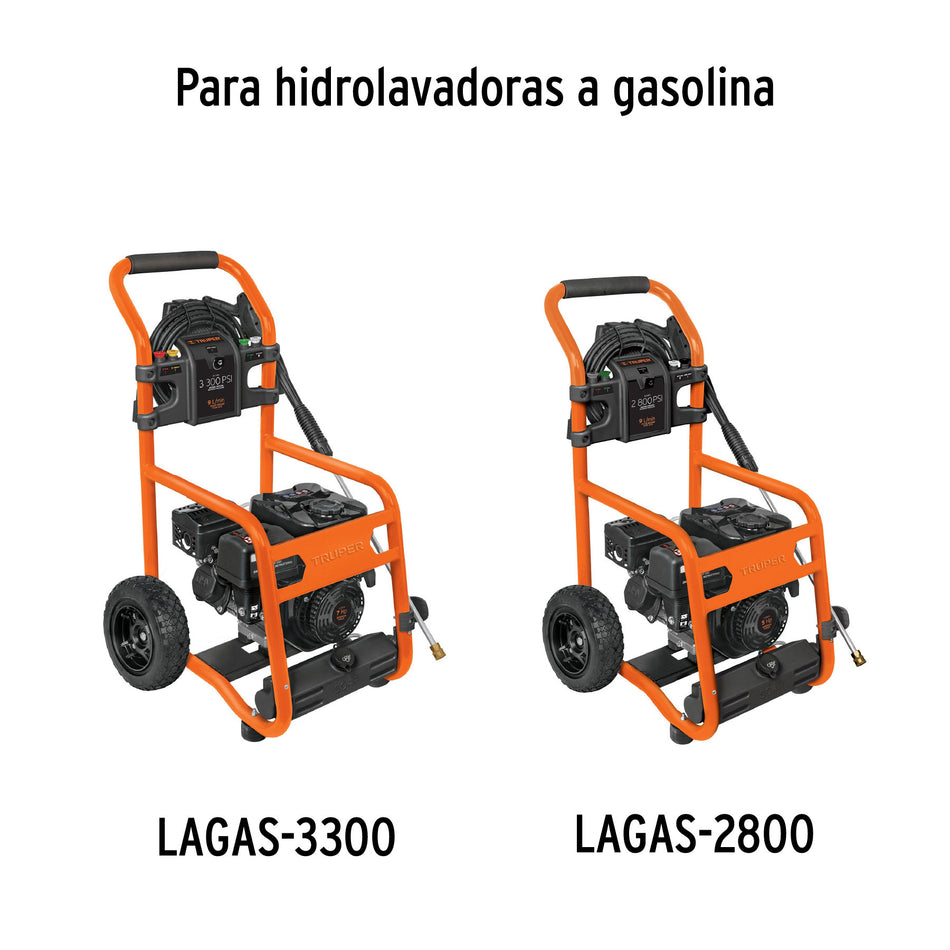 Hidrolavadora con motor a gasolina, 2,800 PSI, Truper