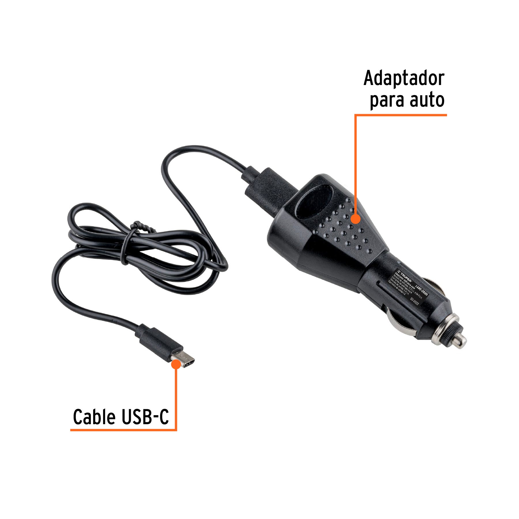 Linterna reflectora LED recargable TRUPER 2000 lm