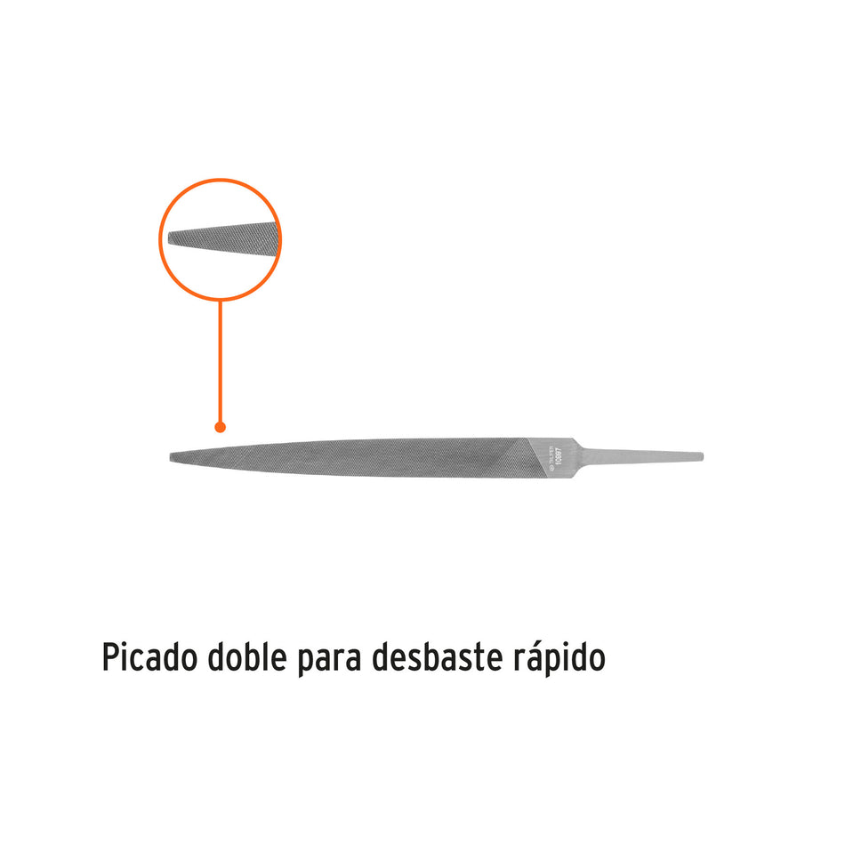 Lima para cerrajero bastarda 6', Truper 6'