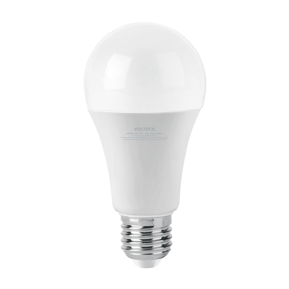 Foco LED 14W (100W) A19 6500K blanca fria 1500 lm caja