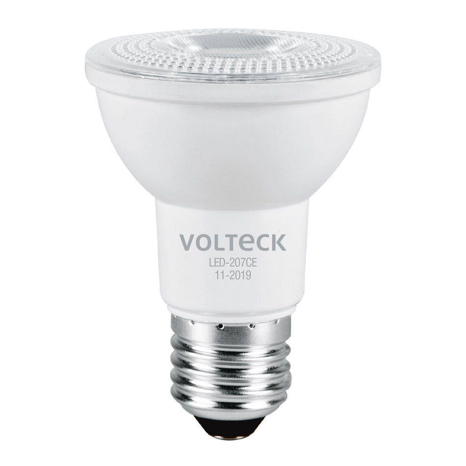 Foco LED 6 W tipo PAR20, 3000K blanca cálida, VOLTECK