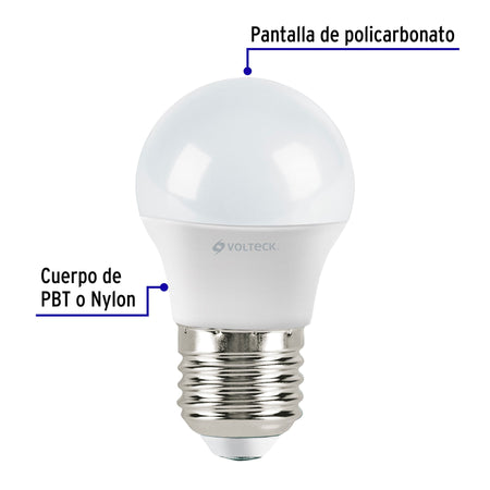 Foco LED 3W (25W) A19, 3000K blanca cálida, 270 lm, blíster