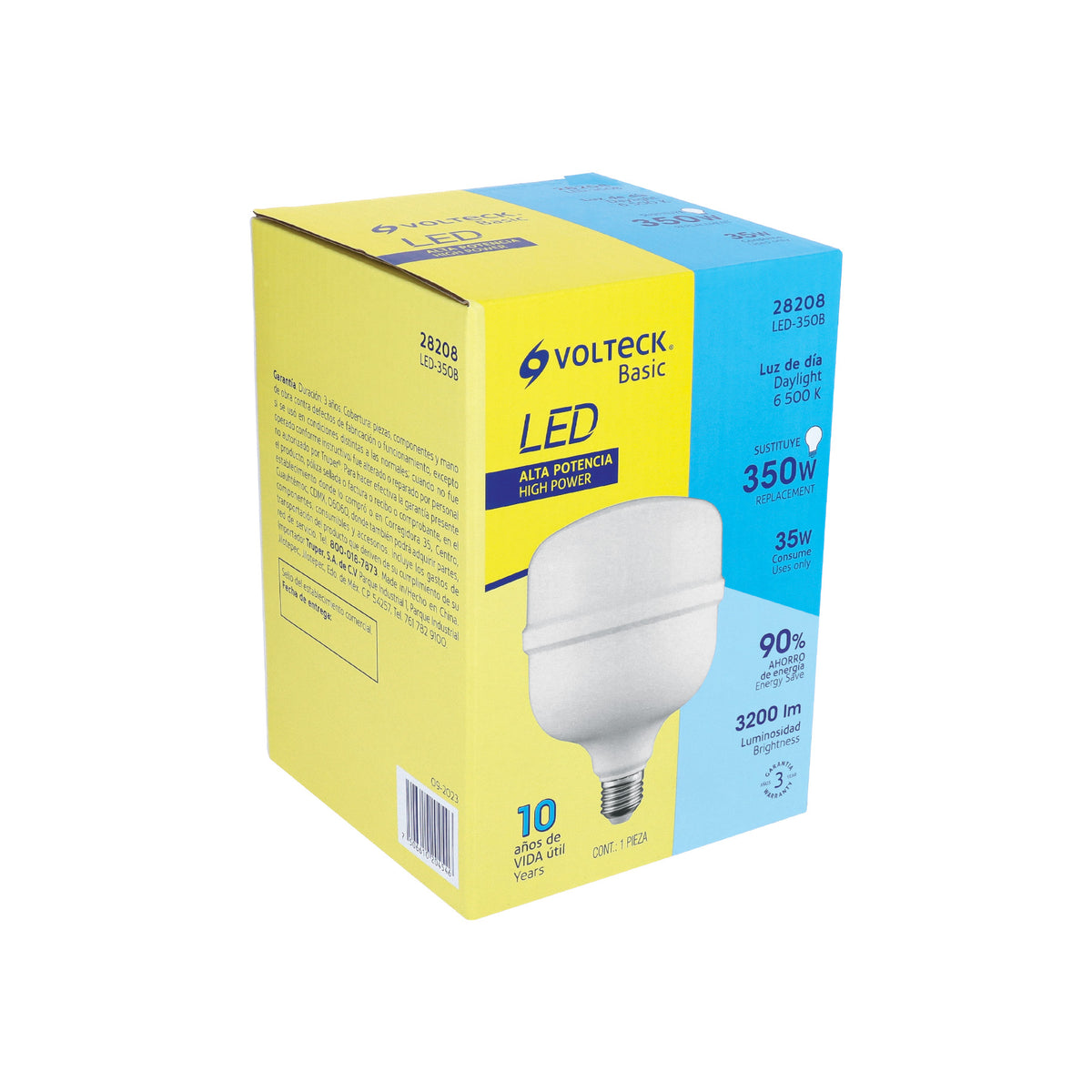 Foco LED alta potencia 35W (350W) 6500K blanca fría, BASIC