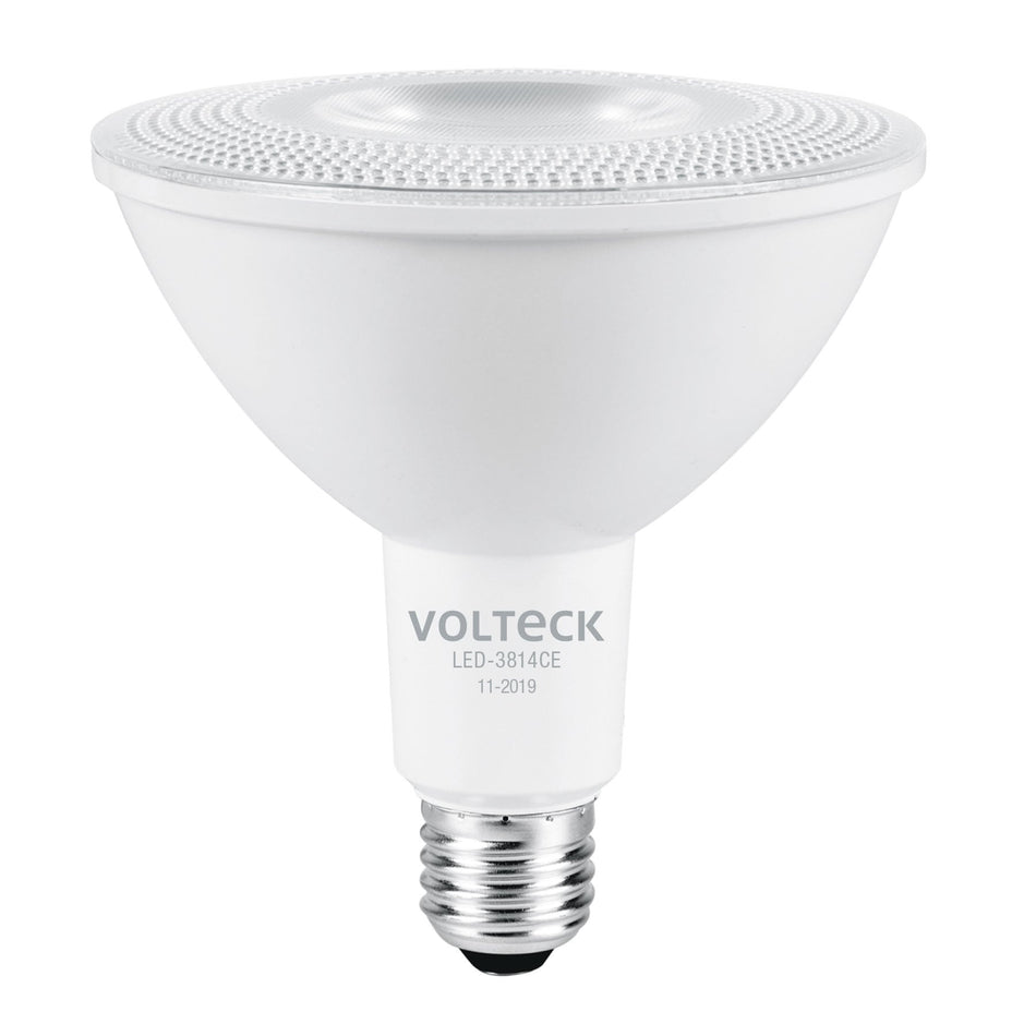 Foco LED 14 W tipo PAR38, 3000K blanca cálida, VOLTECK