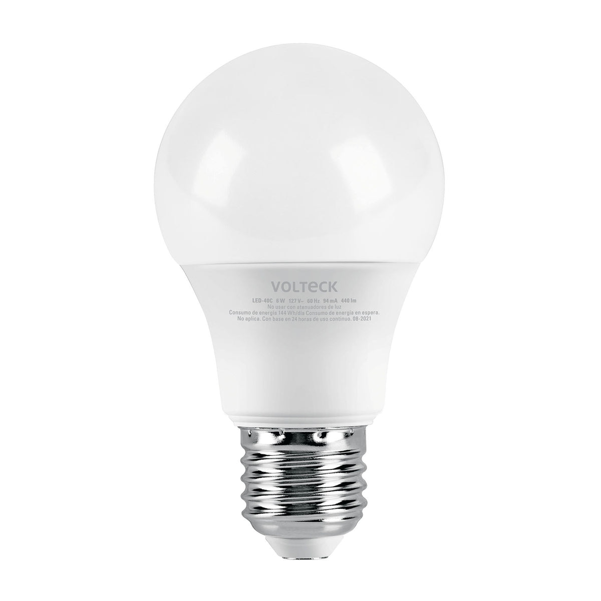 Foco LED 6W (40W) G45, 3000K blanca cálida, 550 lm, blíster