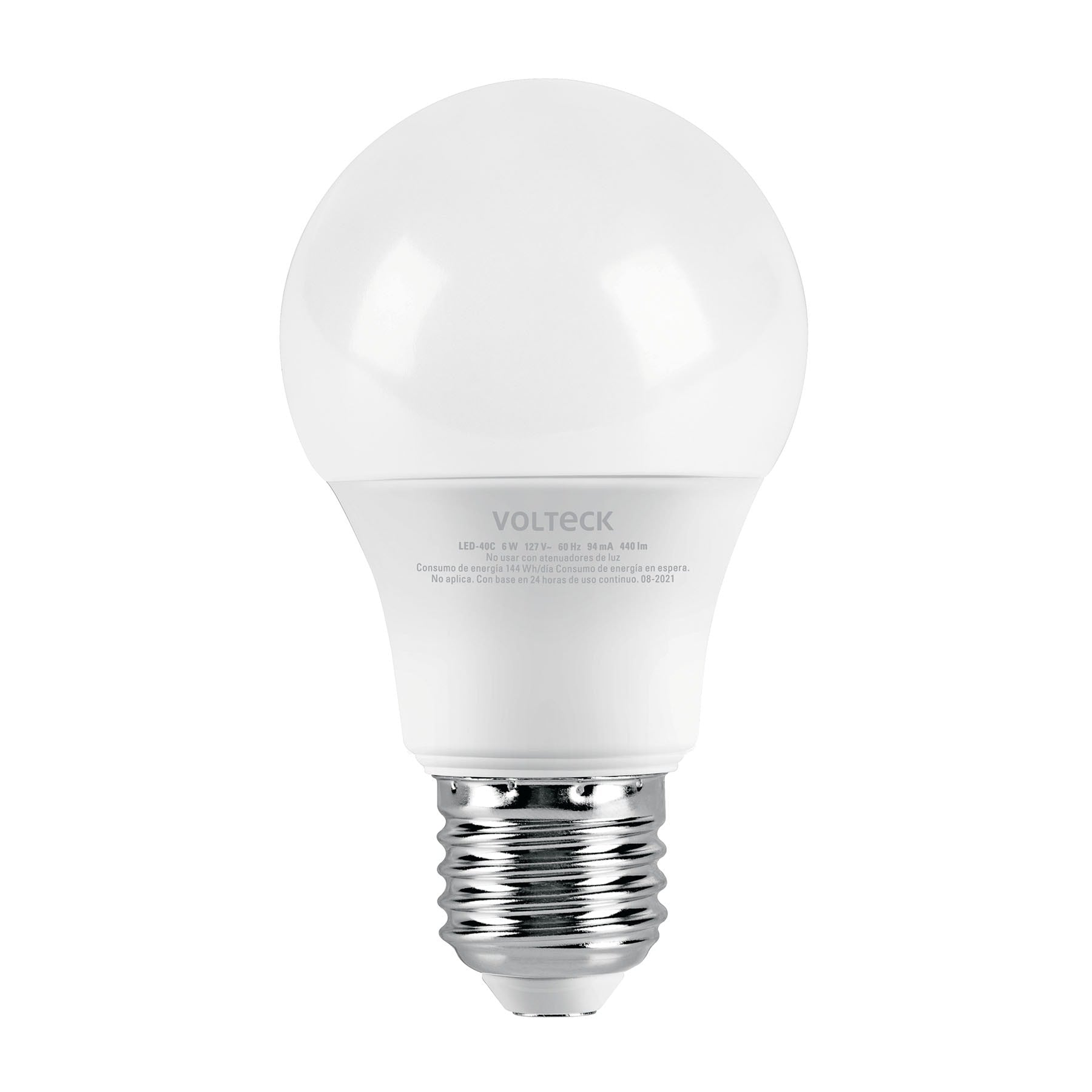 Foco LED 6W (40W) G45, 3000K blanca cálida, 550 lm, blíster