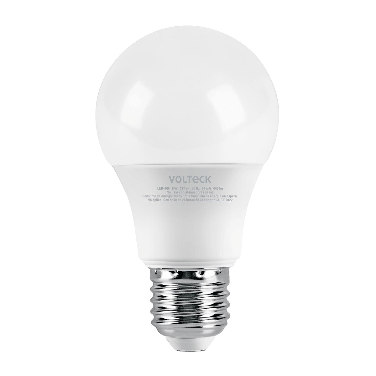 Foco LED 6W (40W) G45, 6500K blanca fría, 550 lm, blíster