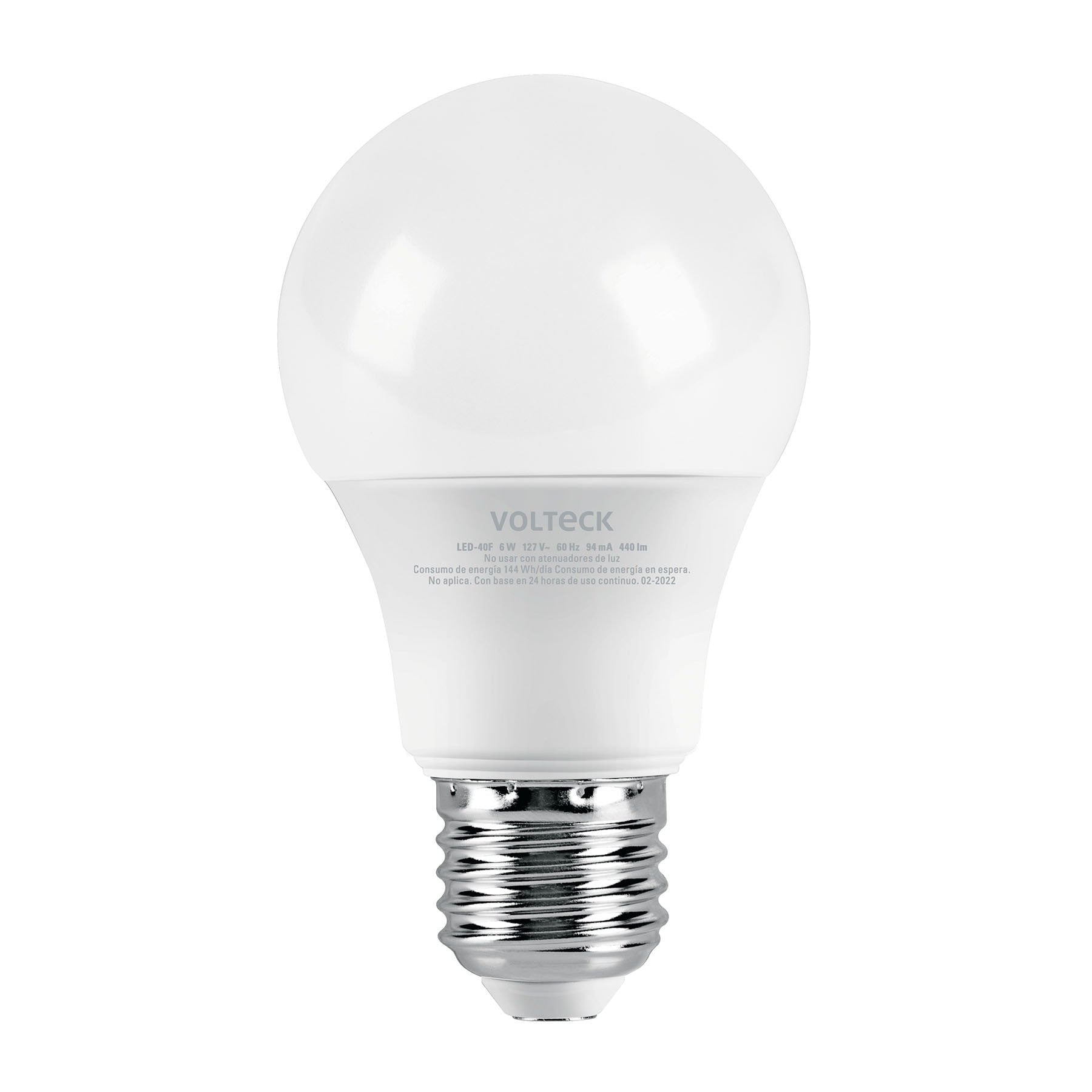 Foco LED 6W (40W) G45, 6500K blanca fría, 550 lm, blíster