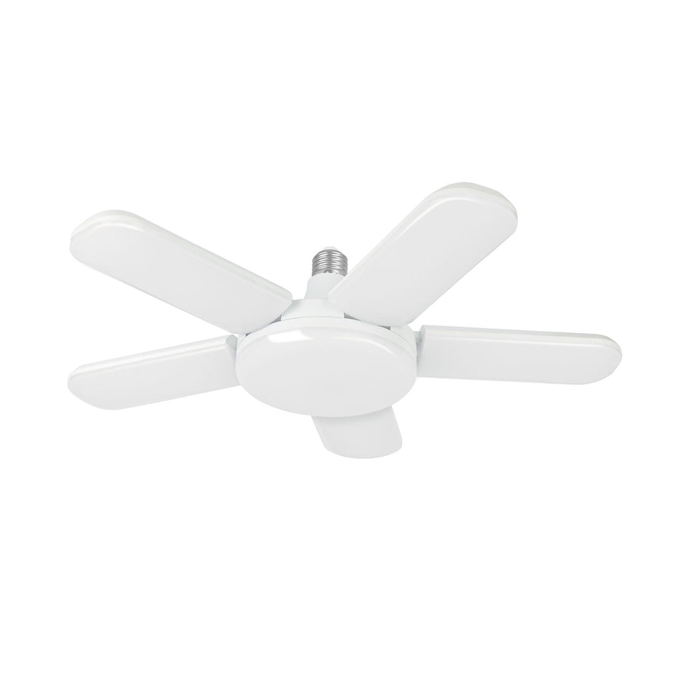 Lampara LED tipo ventilador 50W 5 aspas 6500K BASIC