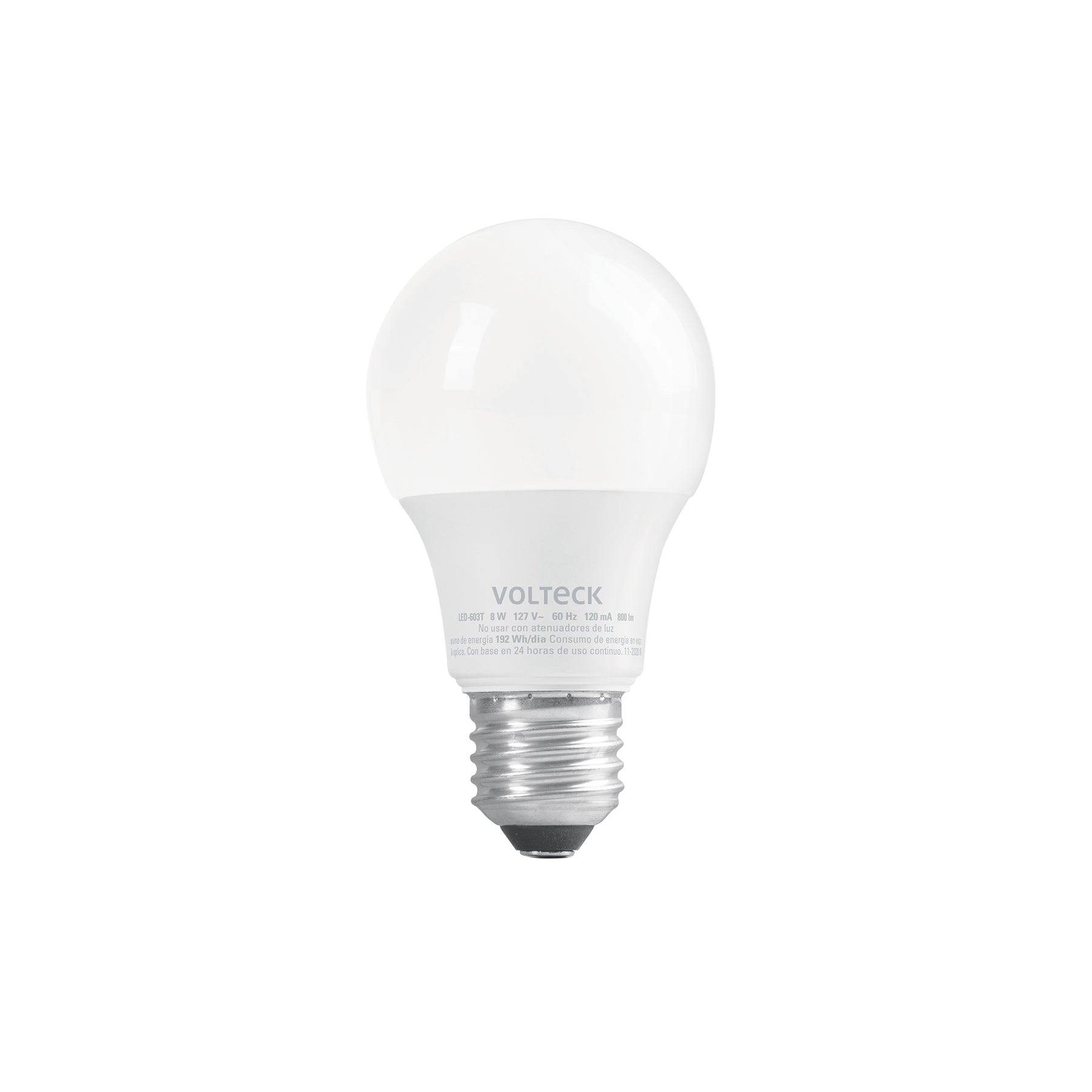 Led Ferrets Foco LED 8W (60W) A19, con 3 tonos de luz, VOLTECK – Ferreteras La Casa