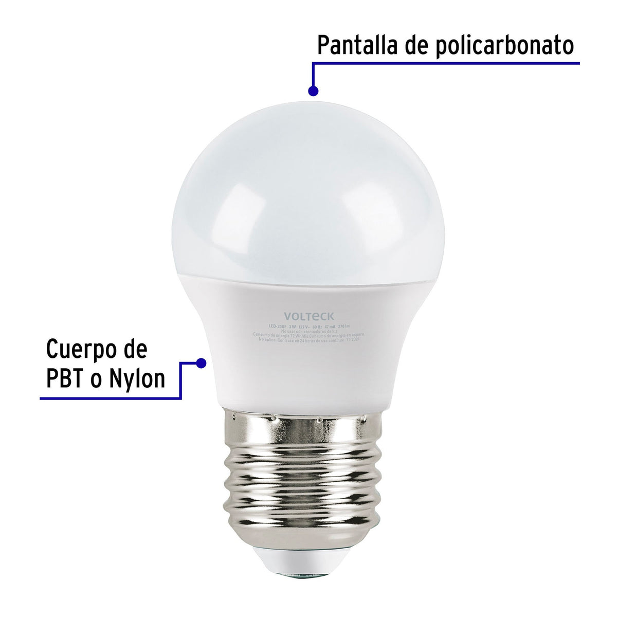 Pack 4 focos LED 8W (60W) A19, 3000K cálida, 790 lm, BASIC