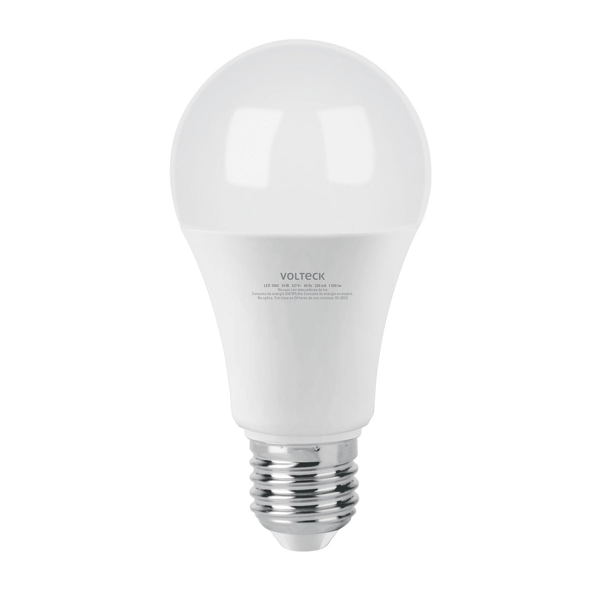 Foco LED 12W (75W) A19, 3000K blanca cálida, 1050 lm, caja