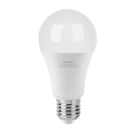 Foco LED 12W (75W) A19, 3000K blanca cálida, 1050 lm, caja