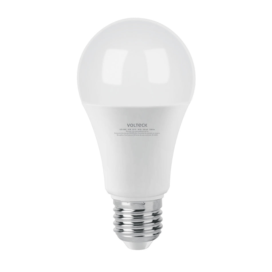 Foco LED 12W (75W) A19, 3000K blanca cálida, 1050 lm, caja