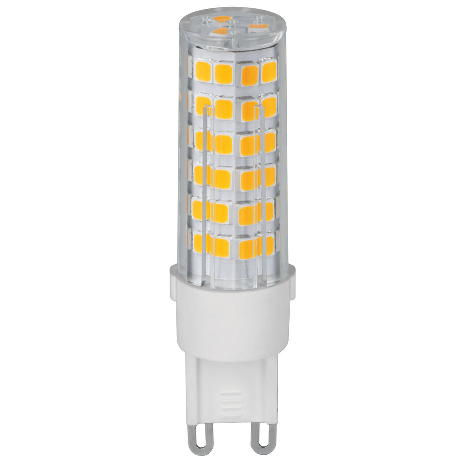 Foco LED 4 W tipo capsula 2700K luz ambar G9 VOLTECK