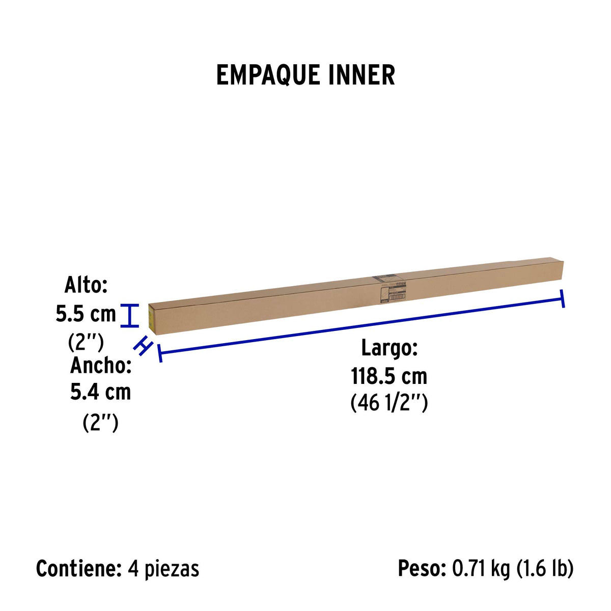 Tubo LED T5 16W G5, 6500K blanca fría, opalino, BASIC