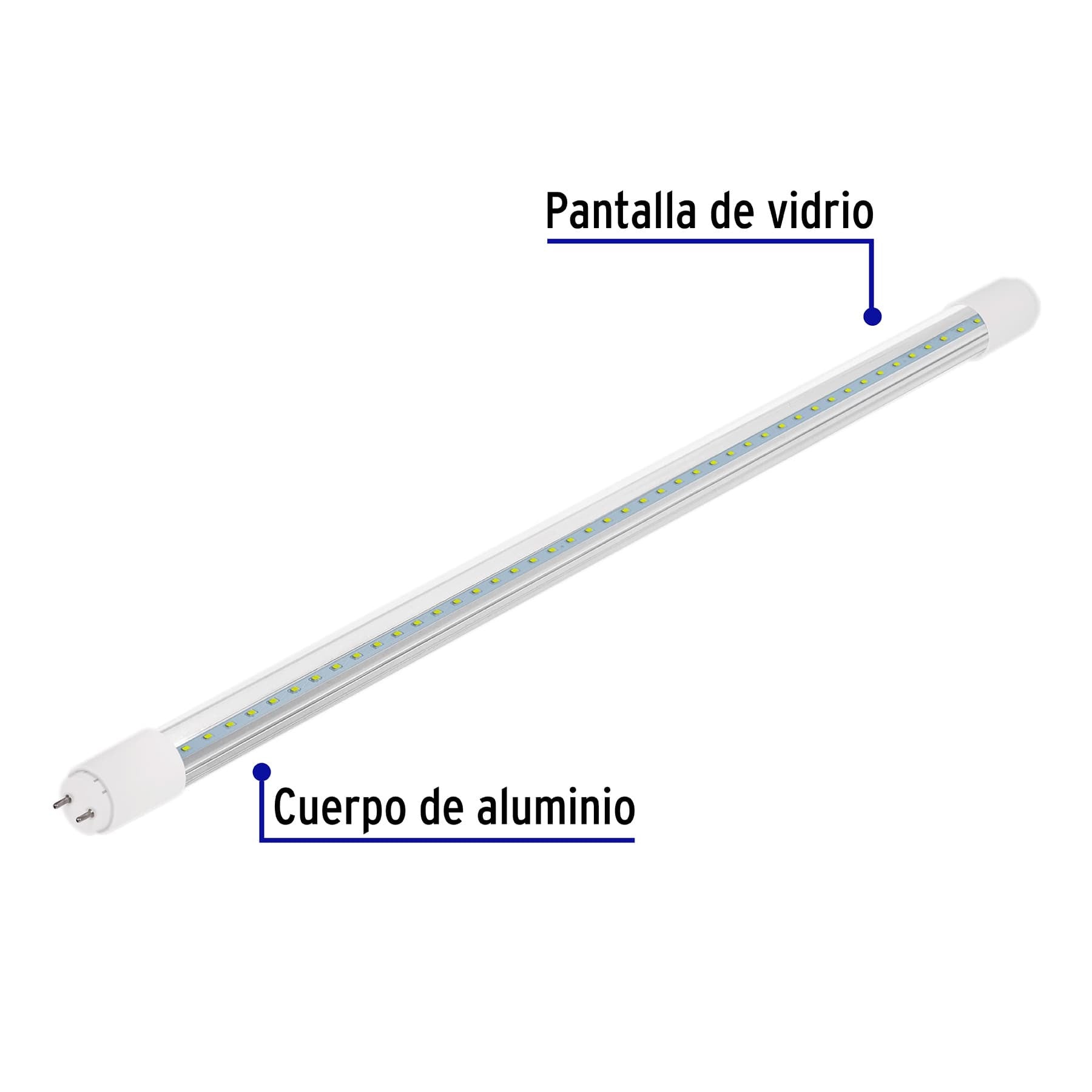 Tubo LED T8 9W G13, 6500K blanca fría, BASIC descontinuado