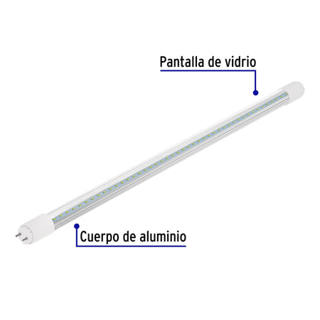 Tubo LED T8 9W G13, 6500K blanca fría, BASIC descontinuado