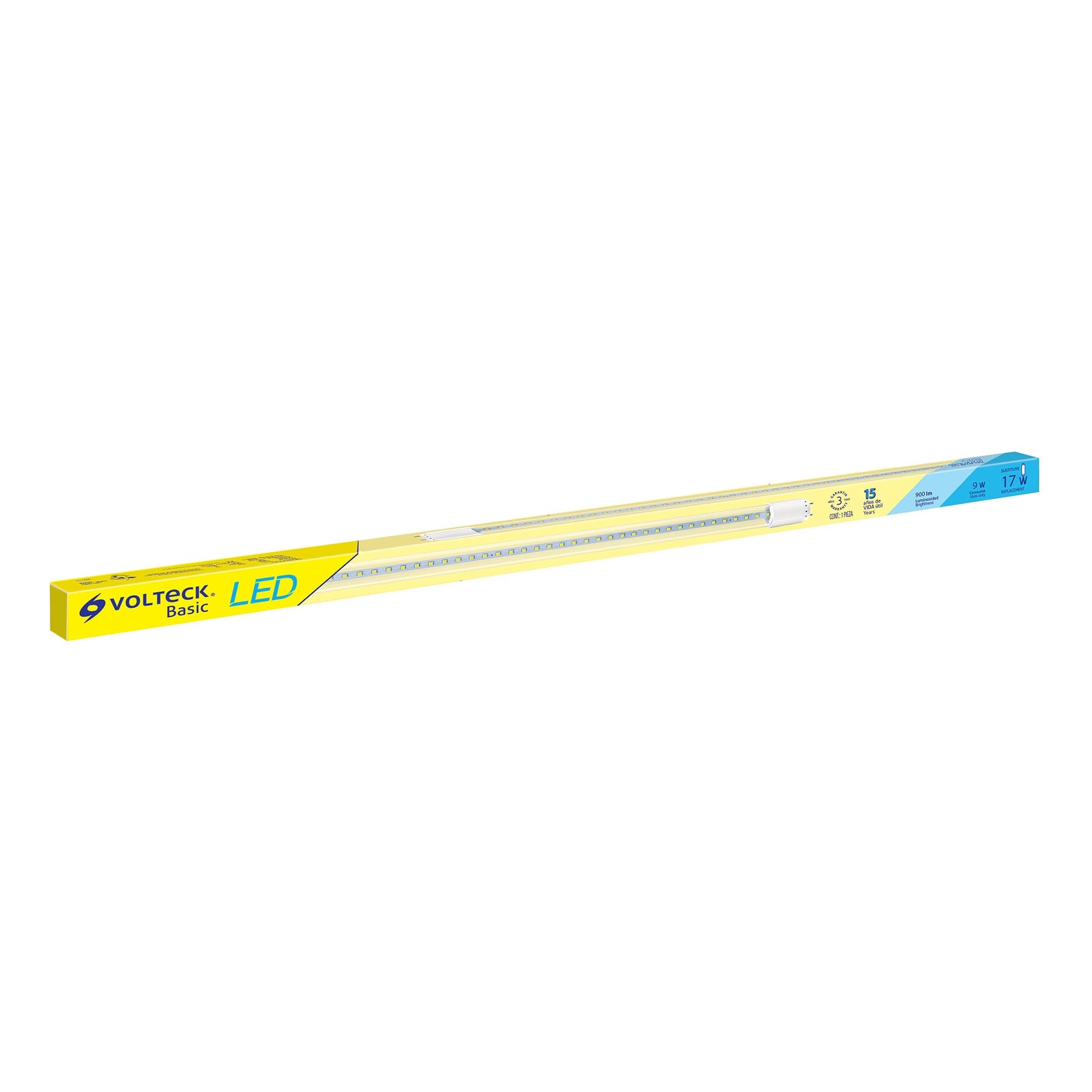 Tubo LED T8 9W G13, 6500K blanca fría, BASIC descontinuado