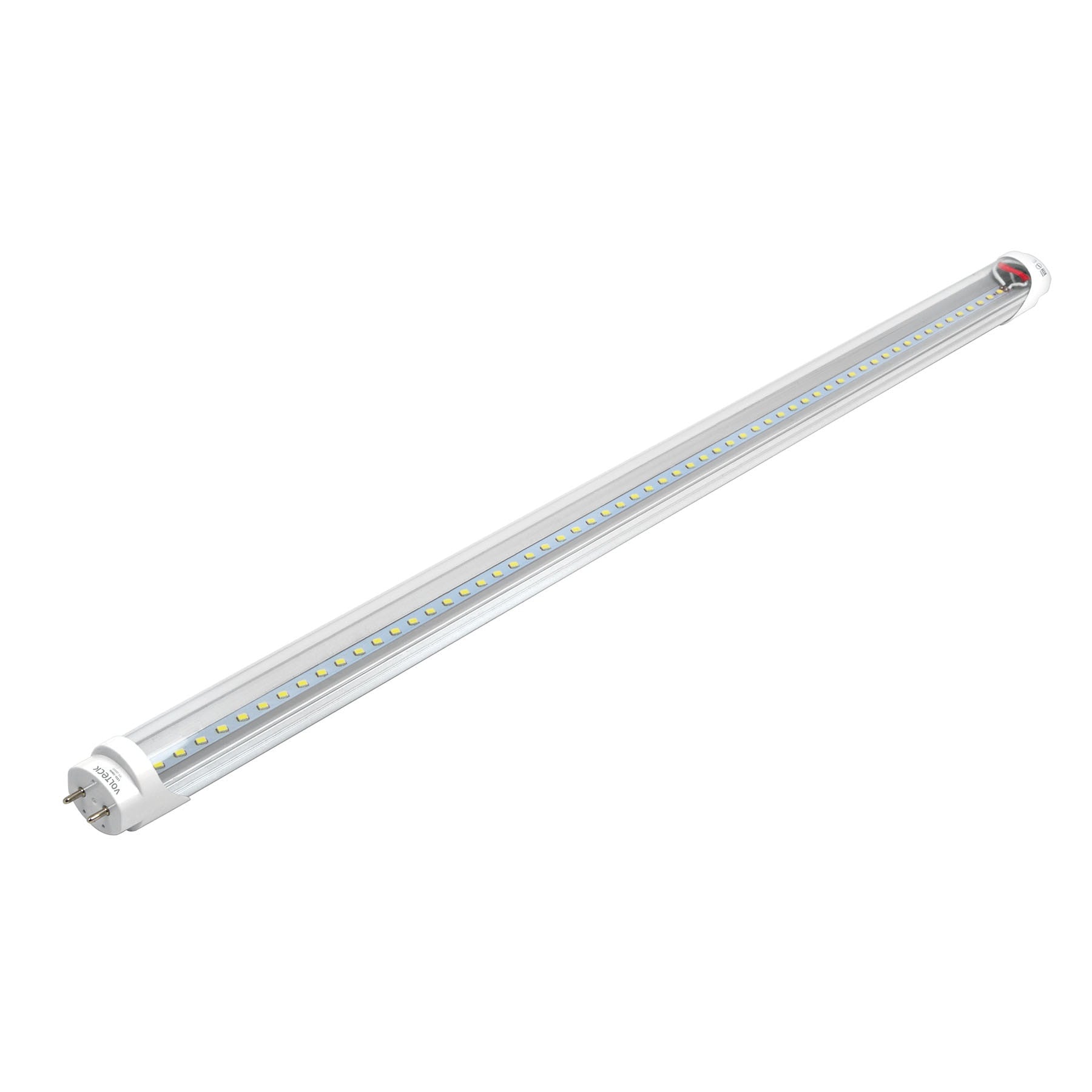 Tubo LED T8 9W G13, 6500K blanca fría, transparente, VOLTECK
