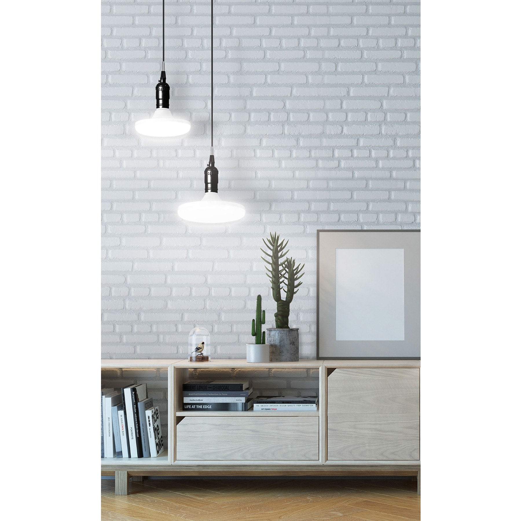 Lampara de LED tipo OVNI 18 W luz calida en caja Volteck