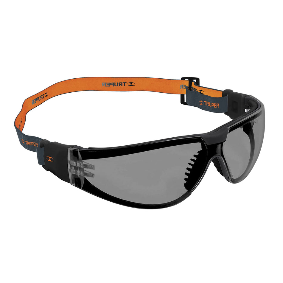 Lentes de seguridad gris con banda elastica Active Truper
