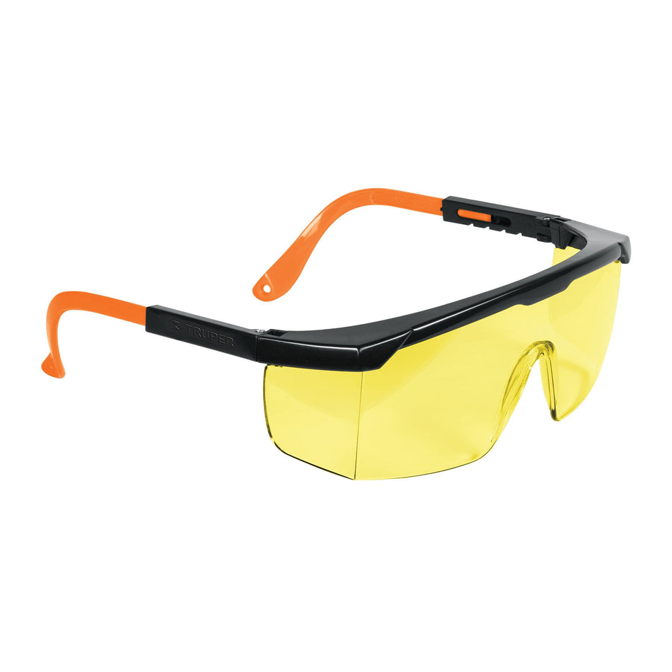 Lentes de seguridad ajustables ambar TRUPER CLASSIC