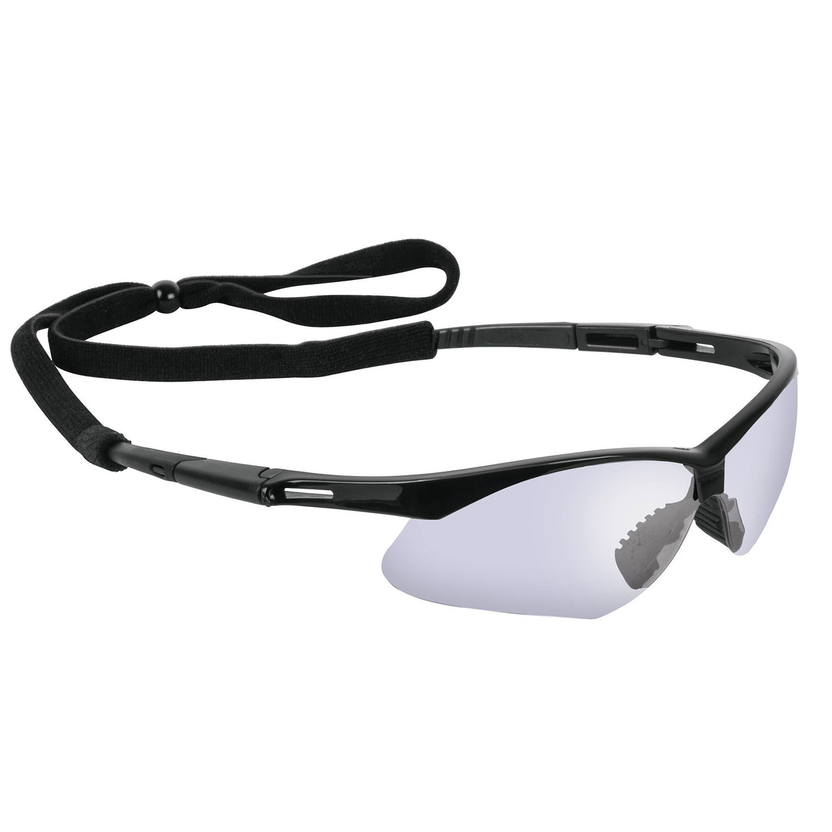 Lentes seguridad espejo azul c/cordon ajustable Sport