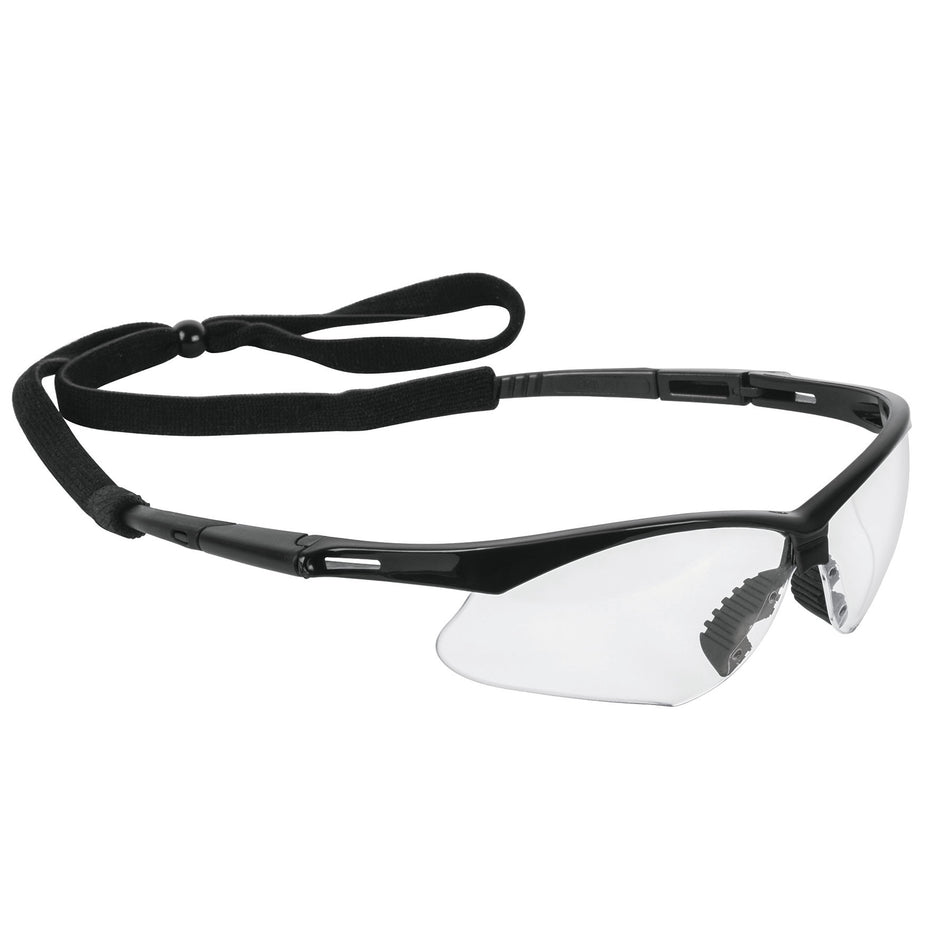 Lentes seguridad ámbar antiempaño c/cordón ajustable, Sport