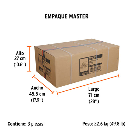 Lijadora de banda 4 x 24" 1200W TRUPER INDUSTRIAL
