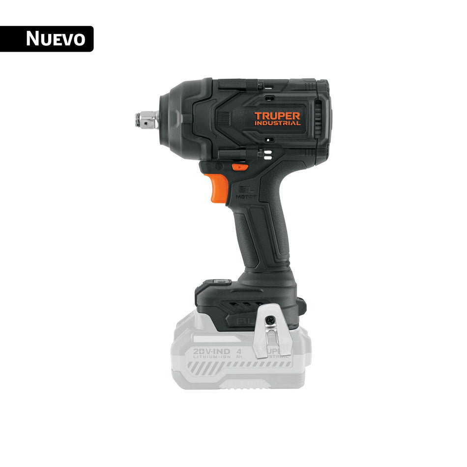 Llave de impacto 1/2", 20V, 850Nm, s/accesorios, INDUSTRIAL