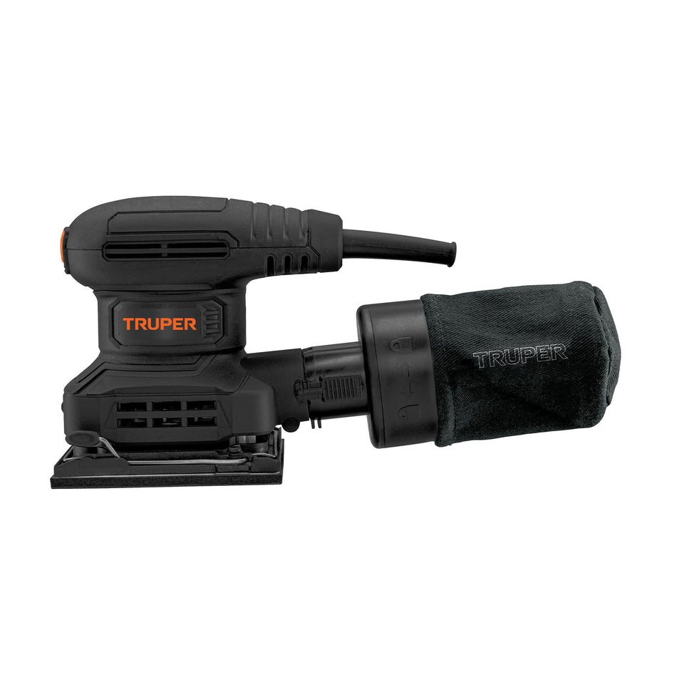 Lijadora orbital 1/2 hoja 360 W, TRUPER INDUSTRIAL