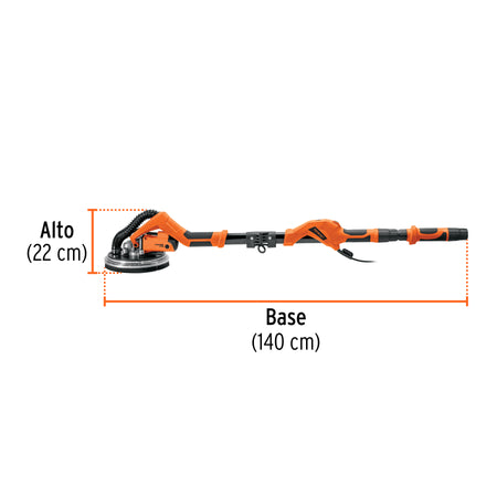 Lijadora de pared y techo 9" 750W profesional TRUPER PRO