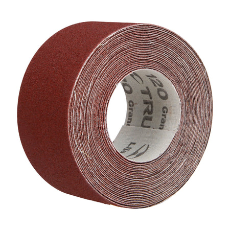 Rollo de 5 m de lija para plomero grano 120 ancho 1', Truper